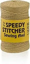 Speedy Stitcher Coarse Polyester Thread,Brown,Tan
