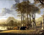 Art Dutch Countryside Aelbert Cuyp Ceramic Mural Backsplash Bath Tile #2247