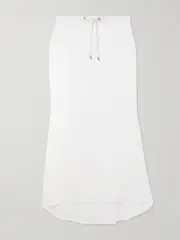 [James Perse] James Perse - Surfside Asymmetric Linen Skirt - White - 2 2 White
