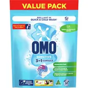 3 x OMO Sensitive Laundry Capsules 3-In-1 50 pack