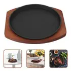 Cast Iron Griddle Steak Plate Pan Induction Grill for Cooktop Stove