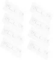 COOPHYA Home Playpen Stand 8pcs Plastic Stabilizers Adhesive Retainer for Floor Safe Playpen Holder