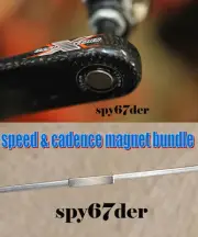 Spoke Speed Sensor and Cadence Magnets for Bike Computers