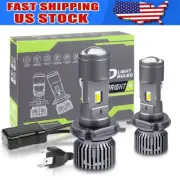H4 Mini Bi-LED Projector Lens 100W 50000LM Hi-Lo Beam Headlight Kit Retrofit LHD (for: Mini)