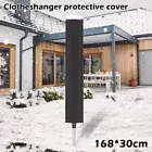 Outdoor Umbrella Drying Rack Protective Cover Case Rotary Clothes Dryer hatCE