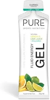 Pure Sports Nutrition Fluid Energy Gels - Lemon Lime w/30mg Caffeine - 18 units