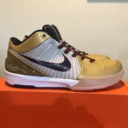 NIKE KOBE 4 GOLD MEDAL IV 2009 US 11 UNUSED 344335 141 BRYANT SNEAKER OLYMPIC DS