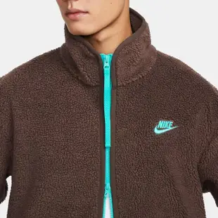 【NIKE 耐吉】外套 男款 運動外套 AS M NSW SHERPA FZ OUTDOOR JKT 咖啡綠 FV4022-237(2S3455)