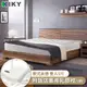 KIKY 愛戴爾六星級三線獨立筒床墊-雙人5尺（搭配飯店專用乳膠枕２顆）