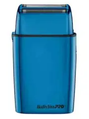 BabylissPro Blue Cord/Cordless Metal Double-Foil Shaver FXFS2BL