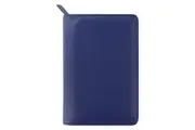 Filofax Metropol Personal Zip Organiser Diary Task Planner Faux Leather Navy