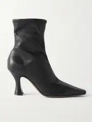 [NEOUS] NEOUS - Ran Stretch-leather Ankle Boots - Black - IT37 IT 37 Black