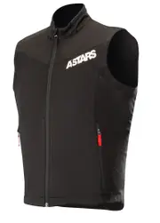 Alpinestars Session Race Motocross Vest, black-red, Size 2XL for Men Black Red