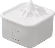 Rissunkv Cat Water Dispenser - Volcano Eruption Shape Silent Kitten Water Dispenser Dish - Large Capacity Pet Feeding Supplies, Small Animal Drinking Tank for Small Medium Large Cats and Dogs