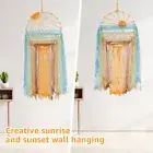 Macrame Wall Hanging Handmade Woven Wall Decor Bohemian Sunrise Sunset ·-