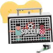 Kisangel 1 Set Desktop Football Game Set Interactive Indoor Soccer Plaything for Easy to Assemble of Games Develops Creativity and Hand Flexibility