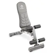 Marcy Deluxe Utility Weight Bench SB-10100 Flat Incline Decline Adjustable Folds