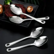 Large Colander Spoon Perforated Food Scoop Quality Strainer Spoon kitchen
