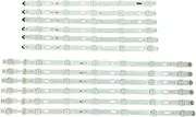 LVNVNZBZDA LED Backlight Strip Fit for Samsung UN49MU6300 UN49MU6100G UE49MU6279U UE49MU6105 UA49KU6880 UE49KU6300U LM41-00334A 00335A