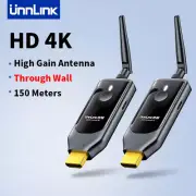 4K HDMI Wireless Transmitter Receiver Extender 150M HDMI Video Dongle Camera Lap