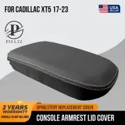 Console Armrest Cover Pull Over for Cadillac XT5 2017-2023 Beige Stitch