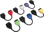 6 Pcs for MultiECUScan Adapter Cable OBD2 Diagnostic ECU Scan Tool Cable Replacement for Fiat