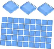 ARTSEWPLY 1 Pack Crystal Glass Tiles for DIY Crafts Approx Light Blue for Decorating Cards Photo Frames Vases and