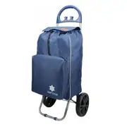 Shopping Trolley Foldable Cart Grocery Market Trolley With Insulated Cooler Bag