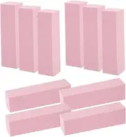 OATIPHO 10Pcs Nail Polishing Block Four Sided Nail Buffer File Sponge Tools for Manicure Nail Art for Home Salon Use Pink