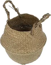 Cabilock Woven Flower Basket for Indoor Plants Stylish and Container for Home Decoration and Storage Chic Design for Modern Living Spaces