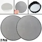 Filter Coffee Filters 304 Stainless Steel Black Lid Reusable Practical