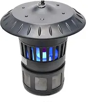 Gecko 40W Globe Bug Zapper Lantern Lamp - Bug Zapper Outdoor Lamp with Triple-Lure CO2 Mosquito Attraction - Powerful Outdoor Hanging Mosquito Zapper - IPX4 Weather Resistance