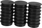 WEKAMOS 21pcs Round Cable Hole Grommet for Office Desk Easy Installation Desktop Cord Cover for Tidy Material Design