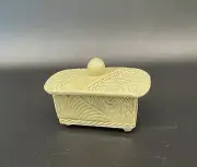 Covered Pottery Box For Toothpic or ?? - Handbuilt-Small studio Artist