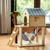 在飛比找蝦皮購物優惠-貓跳台 貓爬架 貓玩具 寵物玩具  多功能貓跳台 貓咪跳台 