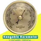 Wall Hanging Barometer Thermometer Weather Hygrometer 70MM 960-1060hPa Meter
