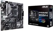 ASUS Prime B550M-A WiFi II AMD AM4 (3rd Gen Ryzen™) Micro ATX Motherboard (PCIe 4.0, WiFi 6, ECC Memory, 1Gb LAN, HDMI 2.1/D-Sub, 4K@60HZ, Addressable Gen 2 RGB Header and Aura Sync)