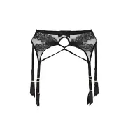 Agent Provocateur Nyxie Black Suspender AP4 Large NWT