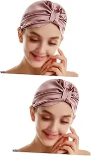 minkissy 2pcs Soft Silk Hair Drying Hat Fast Drying for Hair Comfortable Bath Cap Quick Dry Hair Cap Hair-Drying Hat Home Bathroom Travel