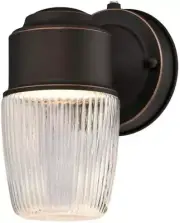 Westinghouse 6106900 One-Light LED Outdoor Wall Fixture with Dusk to Dawn Sensor