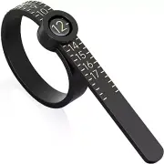 Ring Sizer 1-17 with Magnifier – Reusable Finger Gauge for Jewelry Sizing