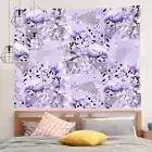Purple Flamingo Animal 3D Wall Hang Cloth Tapestry Fabric Decorations Decor