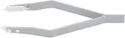 [Wosune] Watch Spring Bar Plier Tool, V Shaped Watch Spring Bar Tweezers Watch Spring Bar Tweezers Plastic 4.6in Practical for Removing Watch Strap Spring Bars