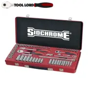 Sidchrome 57 Pce 1/4" & 3/8” Mixed Drive Metric Socket Set 4-22mm SCMT19230
