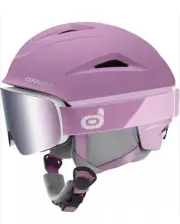 Ski Helmet + Snow Goggle Set, Adjustable Size, Snowboard Helmet, Compatible with