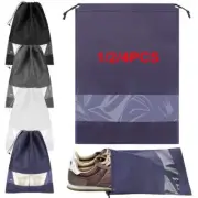 Travel Portable Storage Shoe Bag Large Drawstring Pouch Organizer Bag Dust Proof