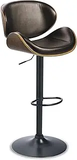 [Signature Design by Ashley] Bellatier Adjustable Height Bar Stool, Black