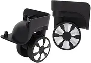 Pair Luggage Casters Replacement, Plastic Suitcase Wheels, Heavy Duty Luggage Casters for Trolley Cases, Silent Wheel Parts
