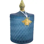 LVD Glass Cruz Trinket Box Storage Home Tabletop Decor Round 18.5cm Capri