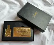 Yves Saint Laurent Perfume Shaped Smartphone Ring & Compact Mirror Set Novelty